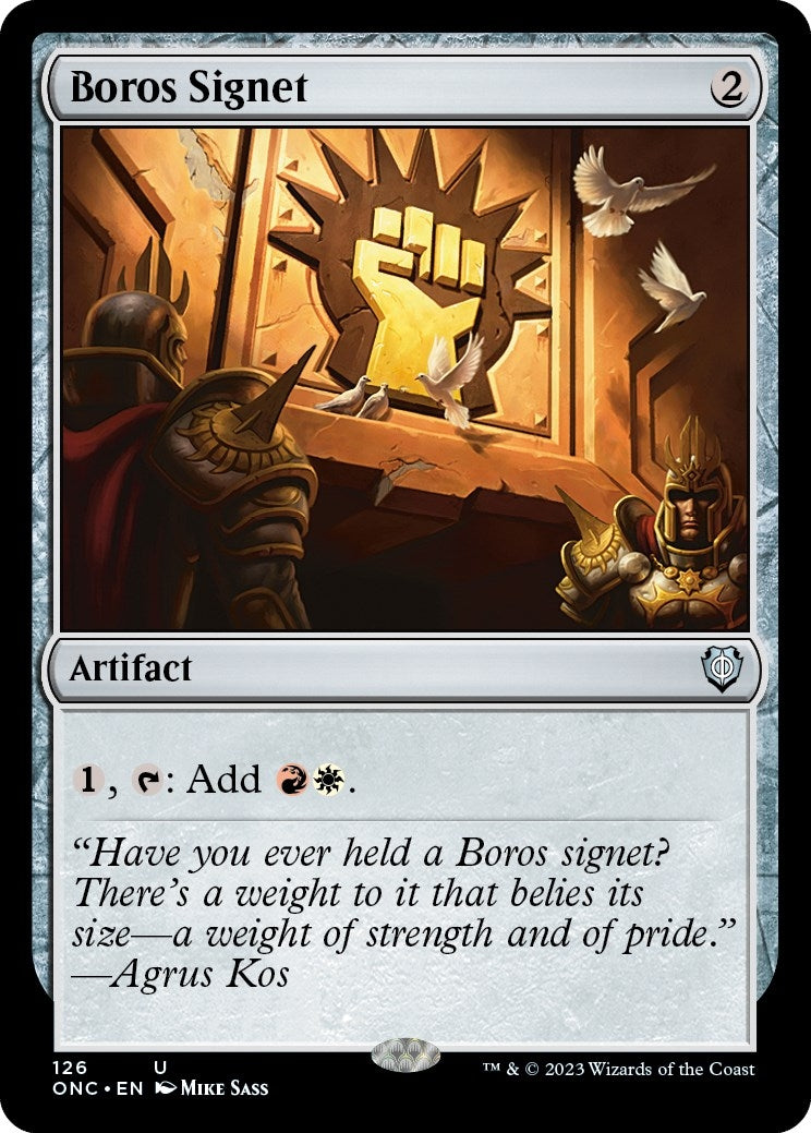 Boros Signet (126) (Commander: Phyrexia: All Will Be One)
