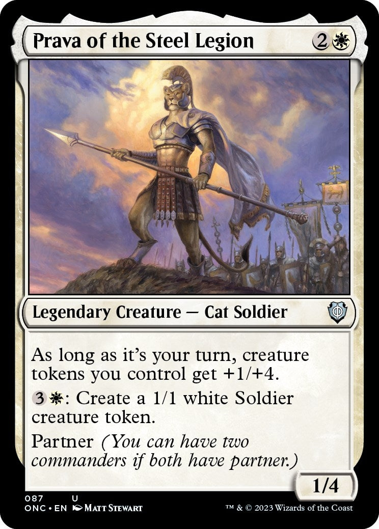 Prava of the Steel Legion (87) (Commander: Phyrexia: All Will Be One)