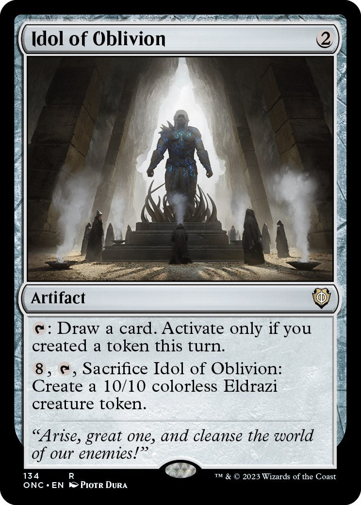 Idol of Oblivion (134) (Commander: Phyrexia: All Will Be One)