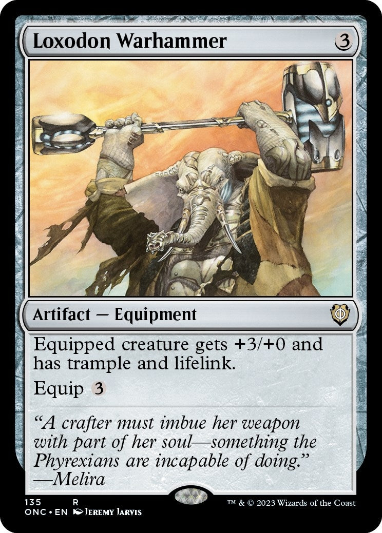 Loxodon Warhammer (135) (Commander: Phyrexia: All Will Be One)