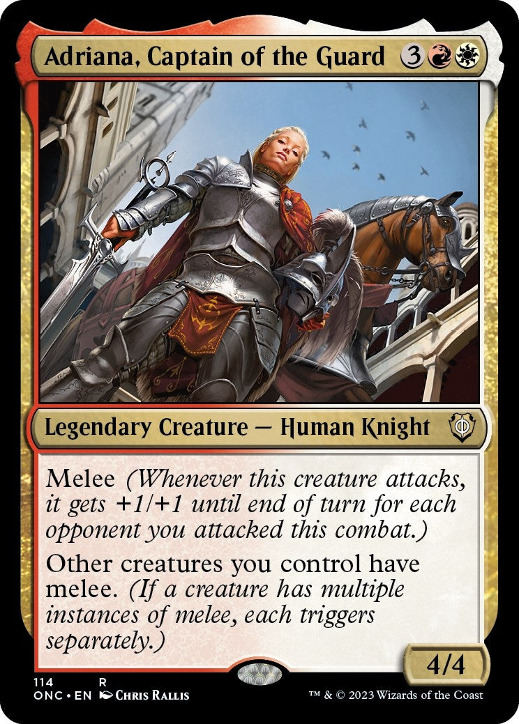 Adriana, Captain of the Guard (114) (Commander: Phyrexia: All Will Be One)