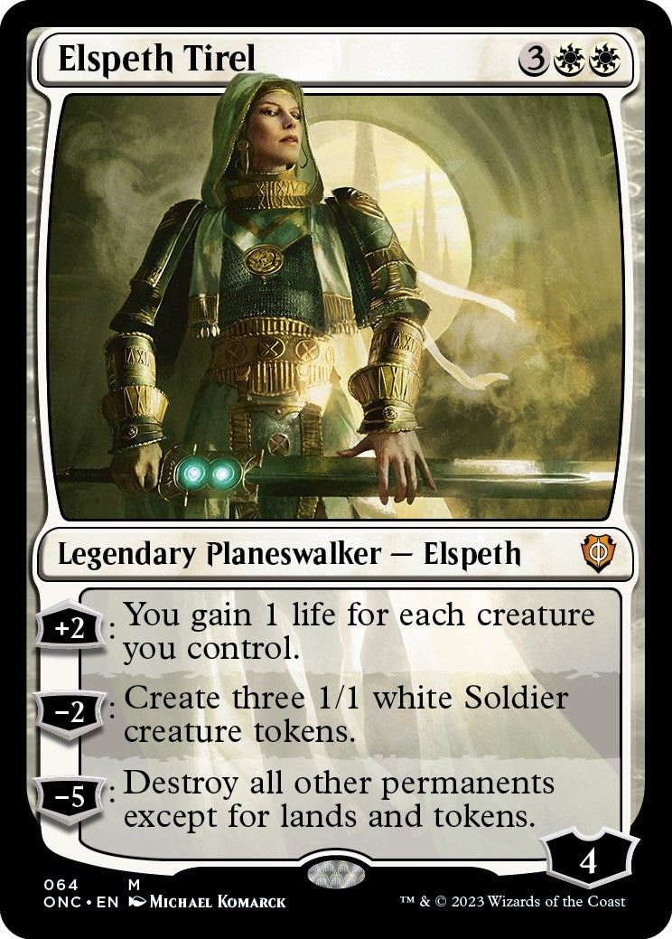 Elspeth Tirel (64) (Commander: Phyrexia: All Will Be One)