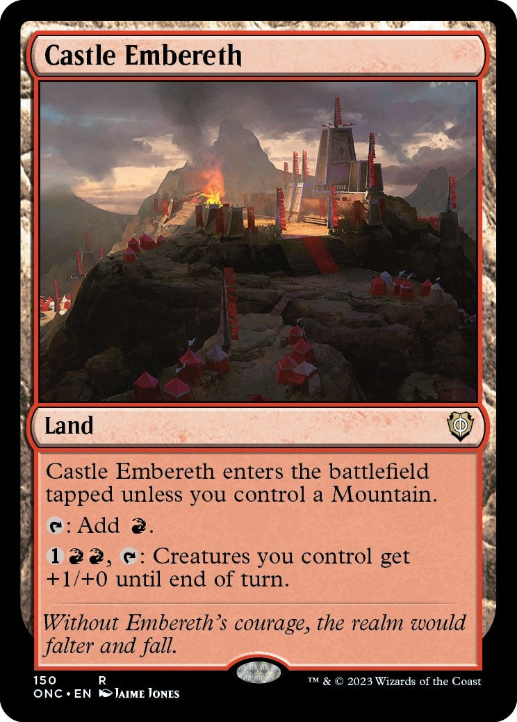 Castle Embereth (150) (Commander: Phyrexia: All Will Be One)