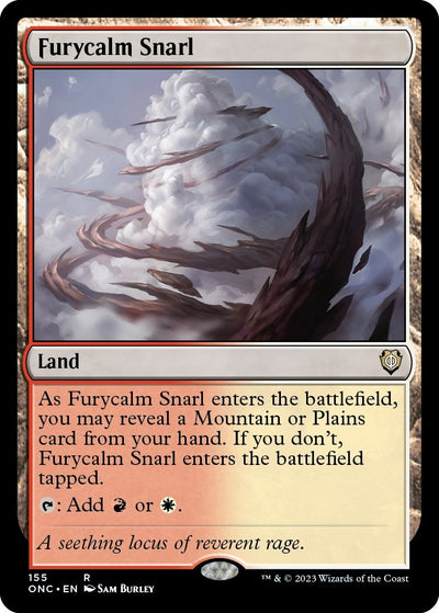Furycalm Snarl (155) (Commander: Phyrexia: All Will Be One)