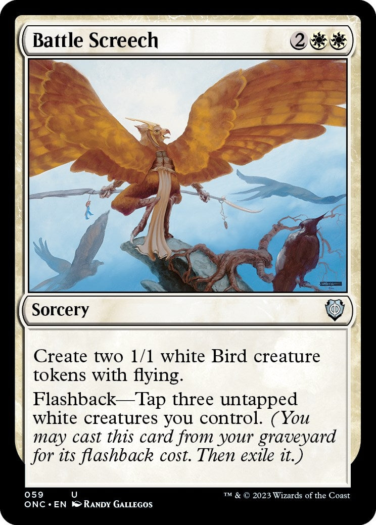 Battle Screech (59) (Commander: Phyrexia: All Will Be One)