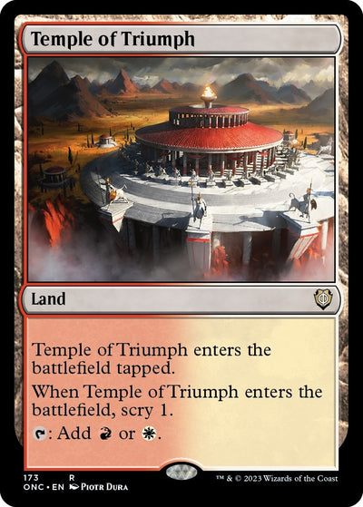 Temple of Triumph (173) (Commander: Phyrexia: All Will Be One)
