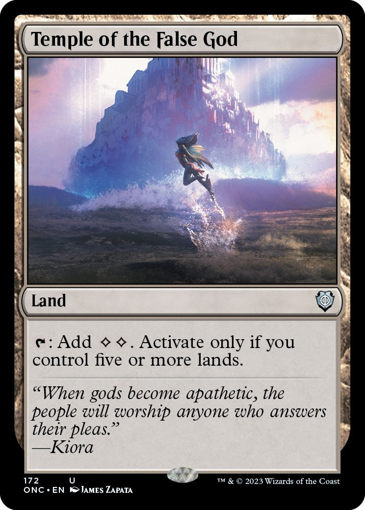 Temple of the False God (172) (Commander: Phyrexia: All Will Be One)