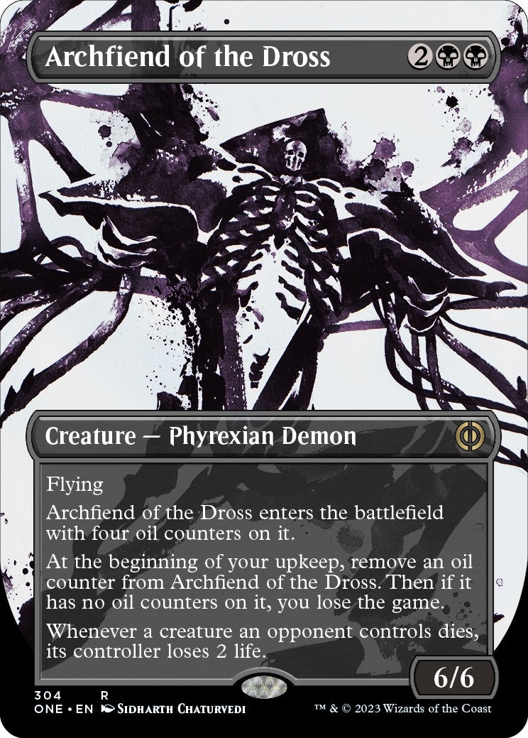 Archfiend of the Dross (Showcase) (304) (Phyrexia: All Will Be One)