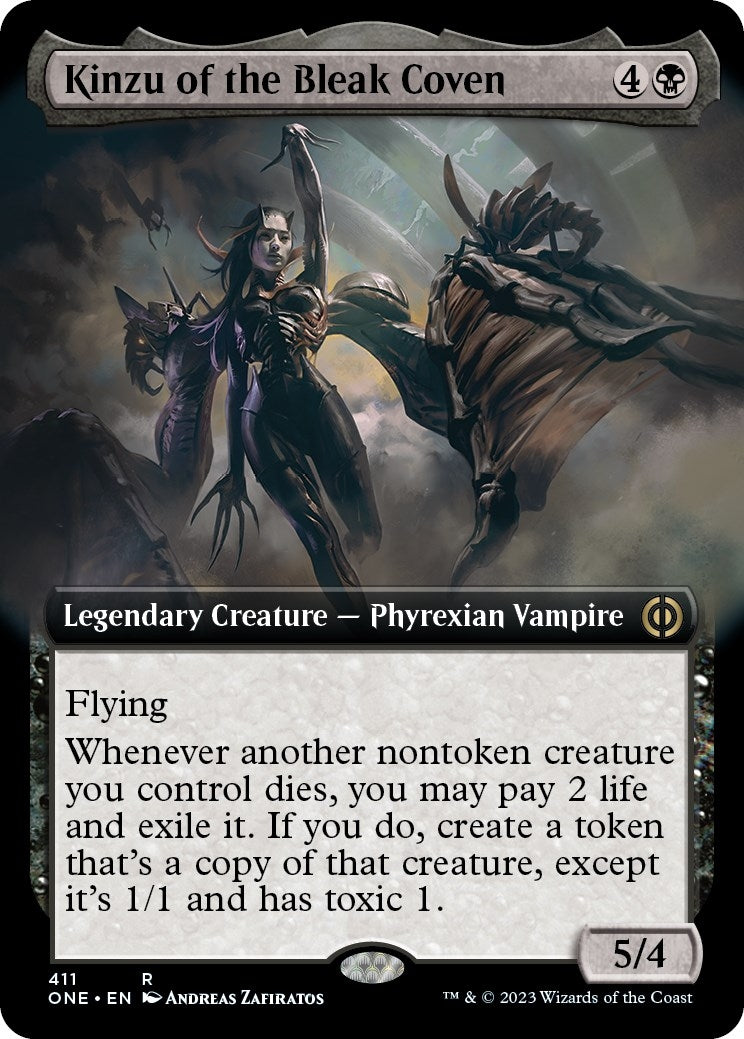 Kinzu of the Bleak Coven (Extended Art) (411) (Phyrexia: All Will Be One)