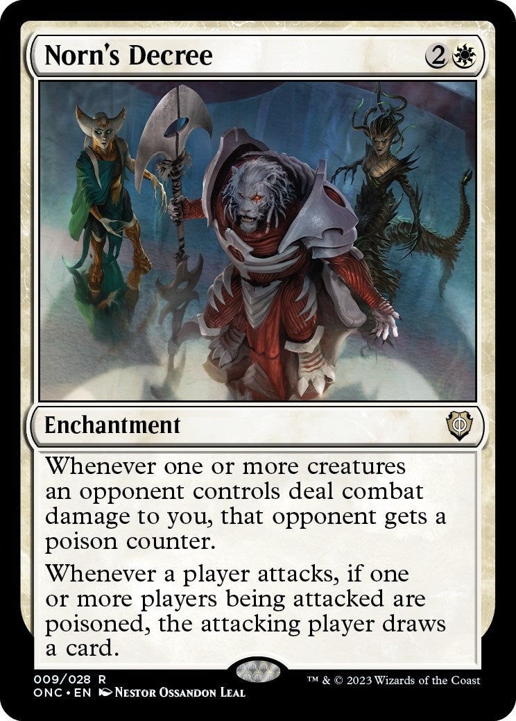 Norn's Decree (9) (Commander: Phyrexia: All Will Be One)