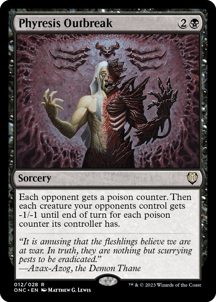 Phyresis Outbreak (12) (Commander: Phyrexia: All Will Be One)