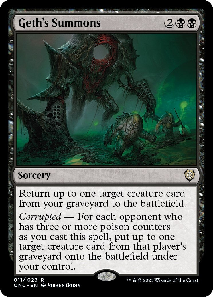 Geth's Summons (11) (Commander: Phyrexia: All Will Be One)