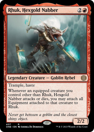 Rhuk, Hexgold Nabber (407) (Phyrexia: All Will Be One)