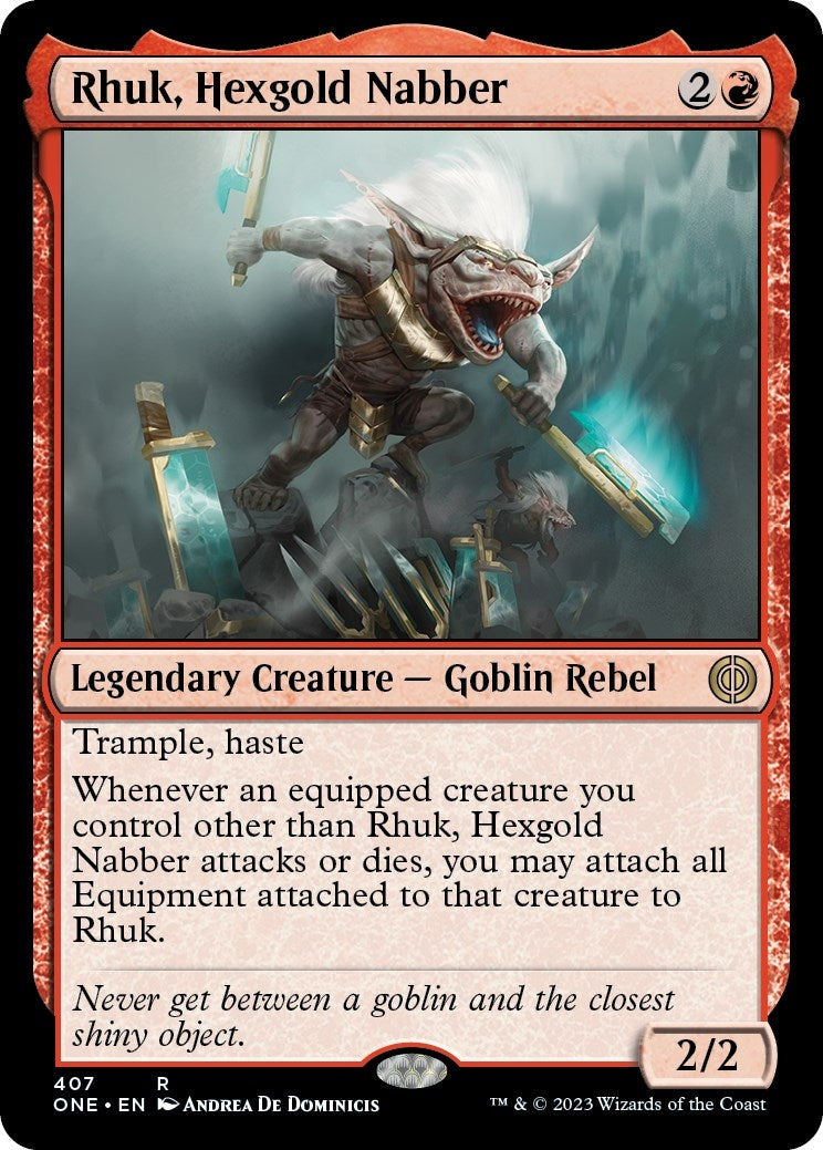 Rhuk, Hexgold Nabber (407) (Phyrexia: All Will Be One)