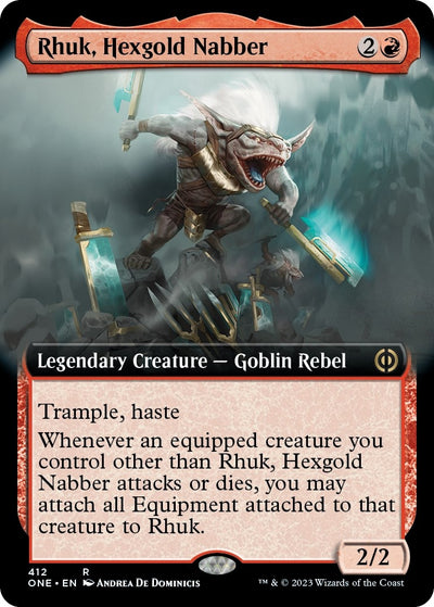 Rhuk, Hexgold Nabber (Extended Art) (412) (Phyrexia: All Will Be One)