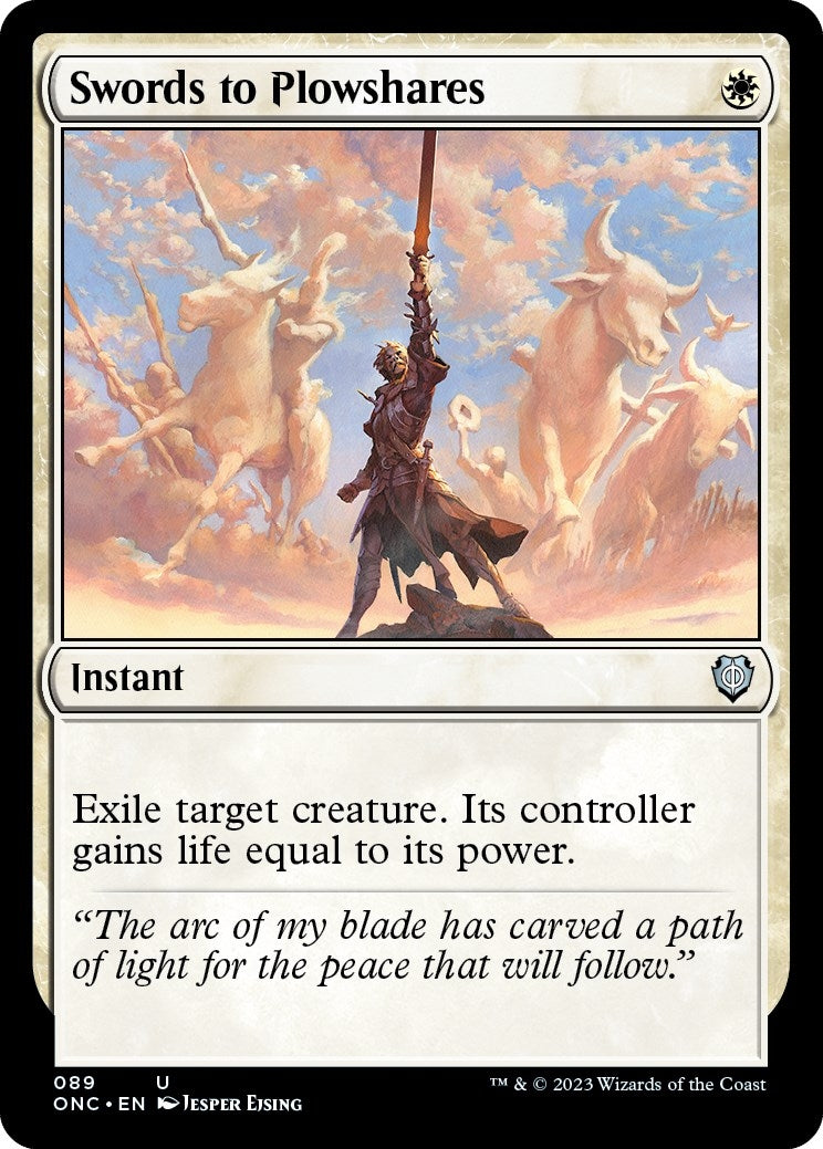 Swords to Plowshares (89) (Commander: Phyrexia: All Will Be One)