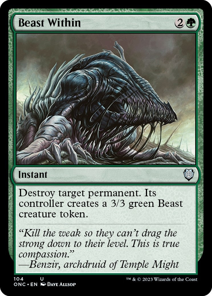 Beast Within (104) (Commander: Phyrexia: All Will Be One)