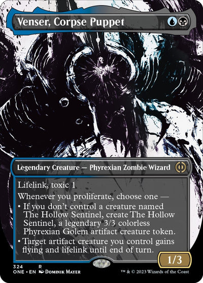 Venser, Corpse Puppet (Showcase) (324) (Phyrexia: All Will Be One)