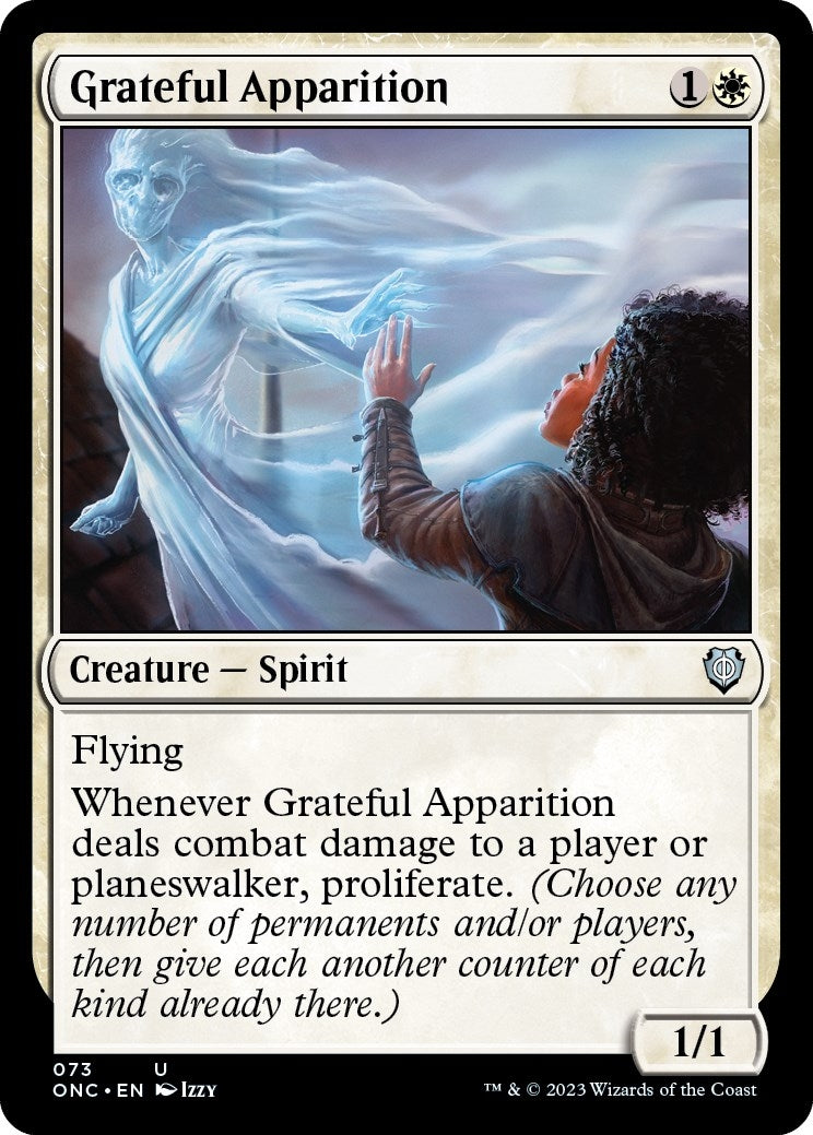Grateful Apparition (73) (Commander: Phyrexia: All Will Be One)