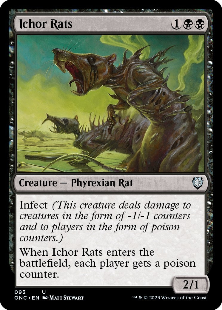 Ichor Rats (93) (Commander: Phyrexia: All Will Be One)
