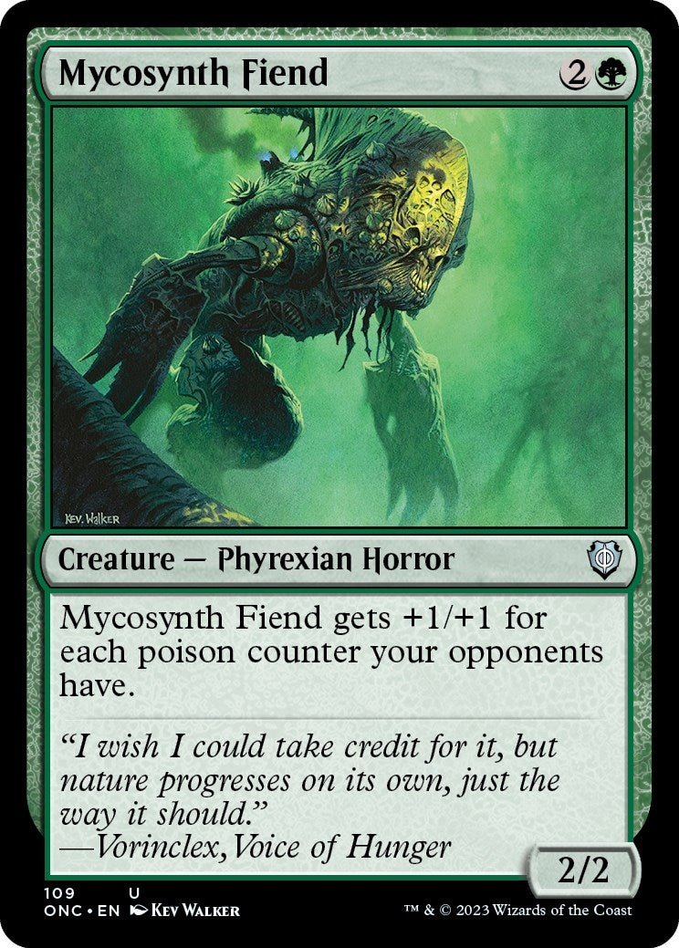 Mycosynth Fiend (109) (Commander: Phyrexia: All Will Be One)
