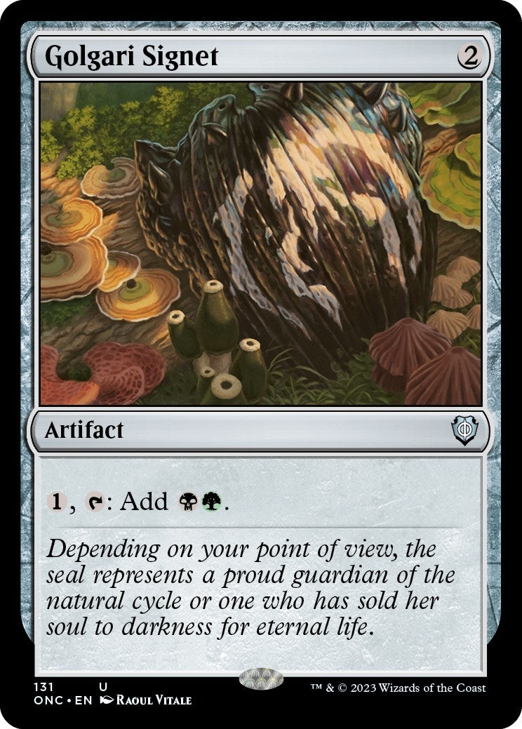 Golgari Signet (131) (Commander: Phyrexia: All Will Be One)