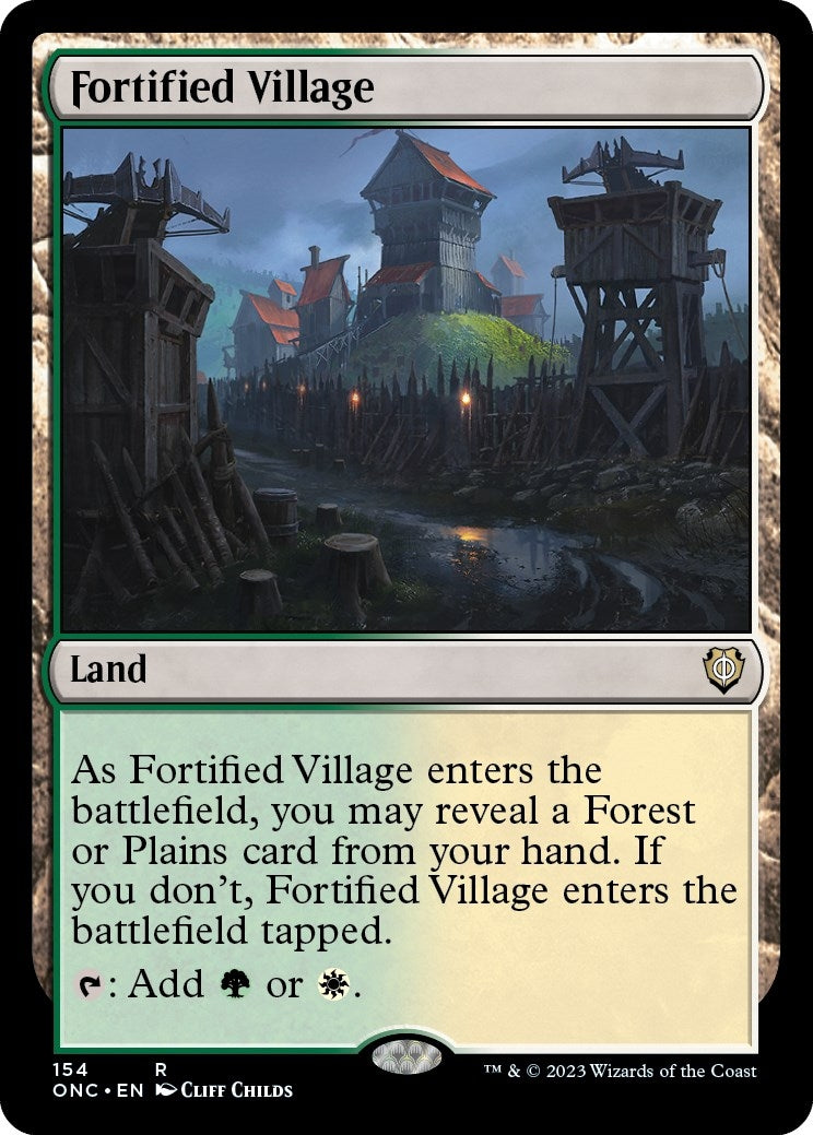 Fortified Village (154) (Commander: Phyrexia: All Will Be One)