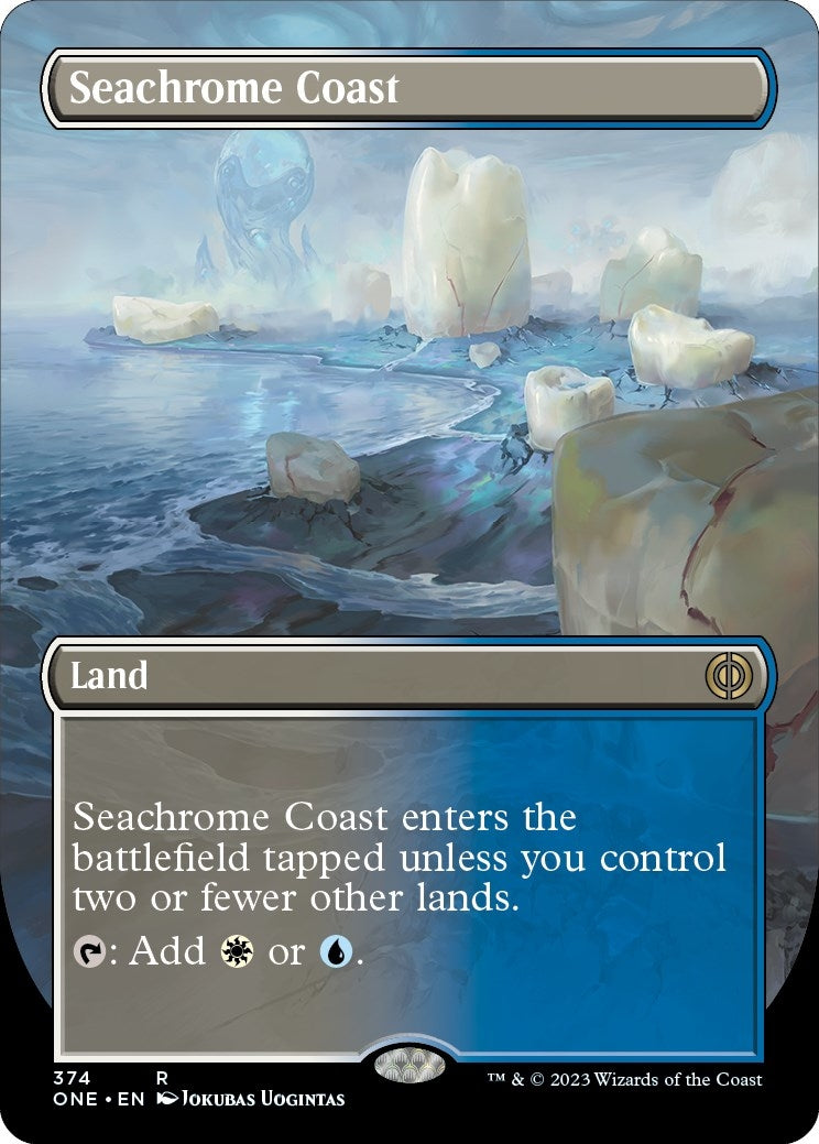 Seachrome Coast (Borderless) (374) (Phyrexia: All Will Be One)