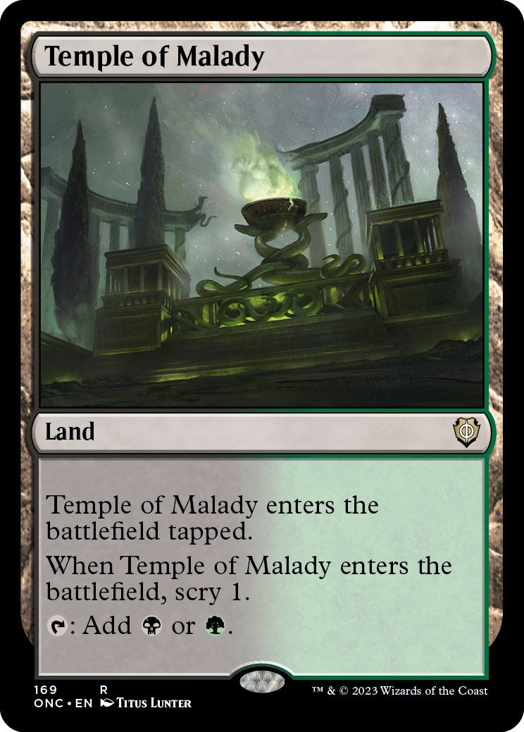 Temple of Malady (169) (Commander: Phyrexia: All Will Be One)