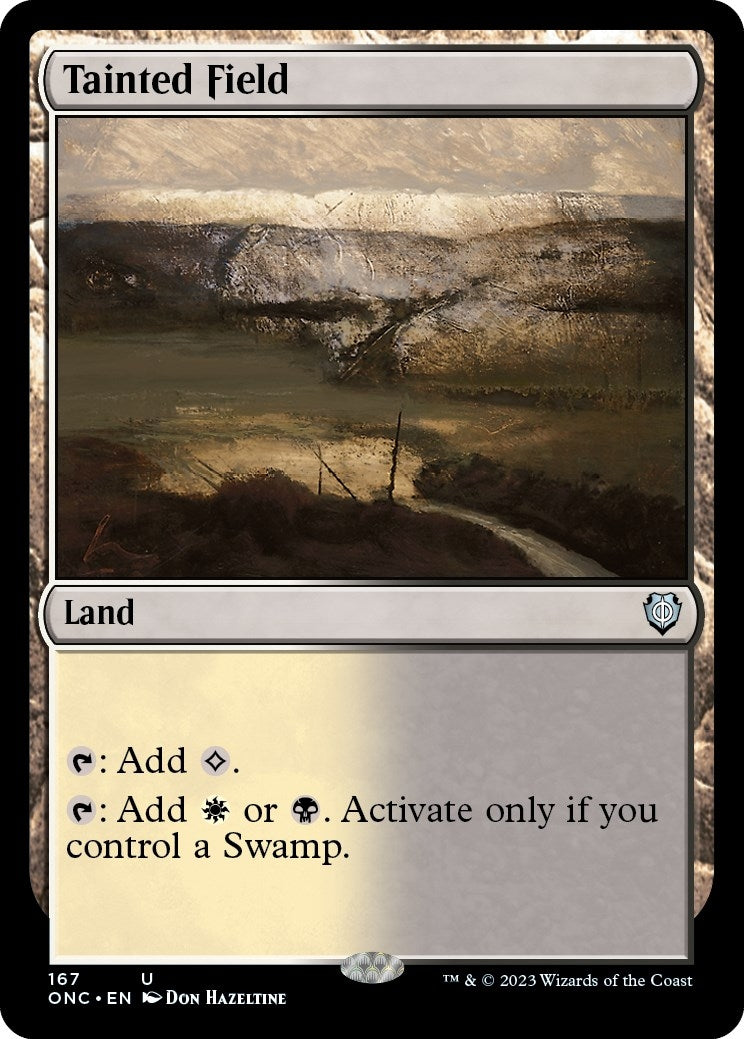 Tainted Field (167) (Commander: Phyrexia: All Will Be One)