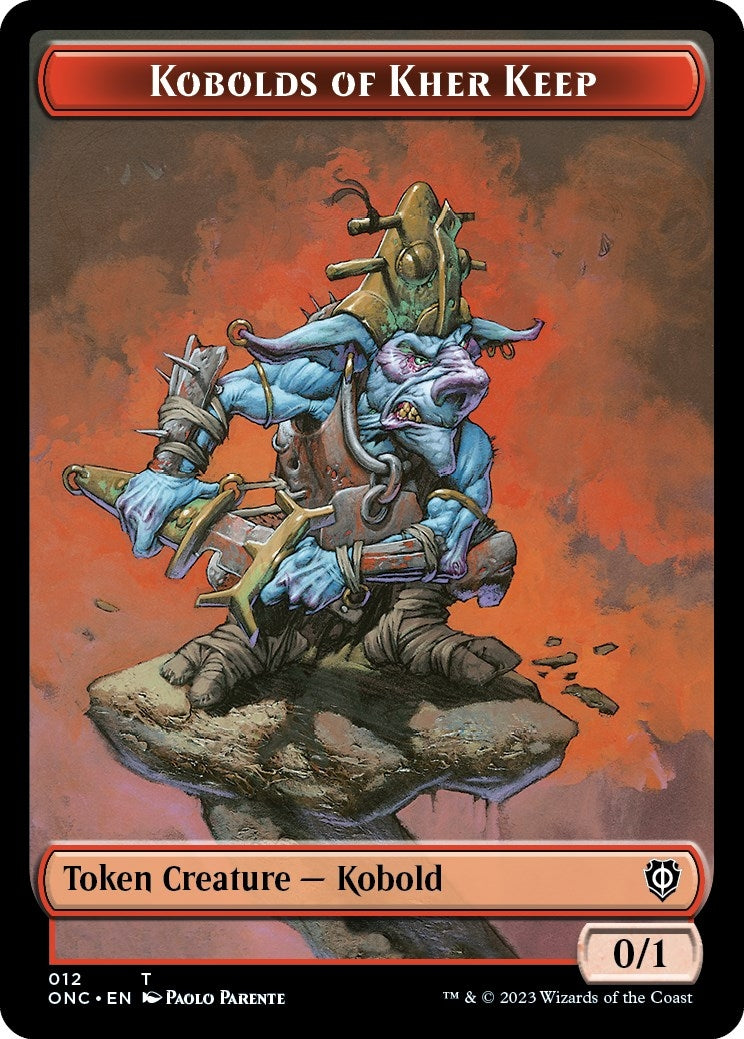 Kobolds of Kher Keep // Dragon Double-Sided Token (12 // 10) (Commander: Phyrexia: All Will Be One)