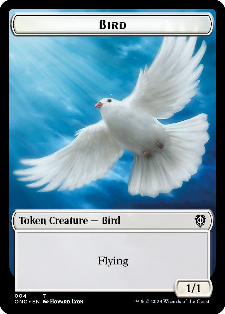 Bird // Cat Double-Sided Token (4 // 1) (Commander: Phyrexia: All Will Be One)