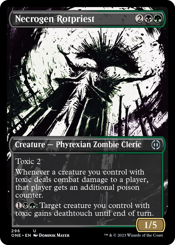 Necrogen Rotpriest (Showcase) (296) (Phyrexia: All Will Be One)