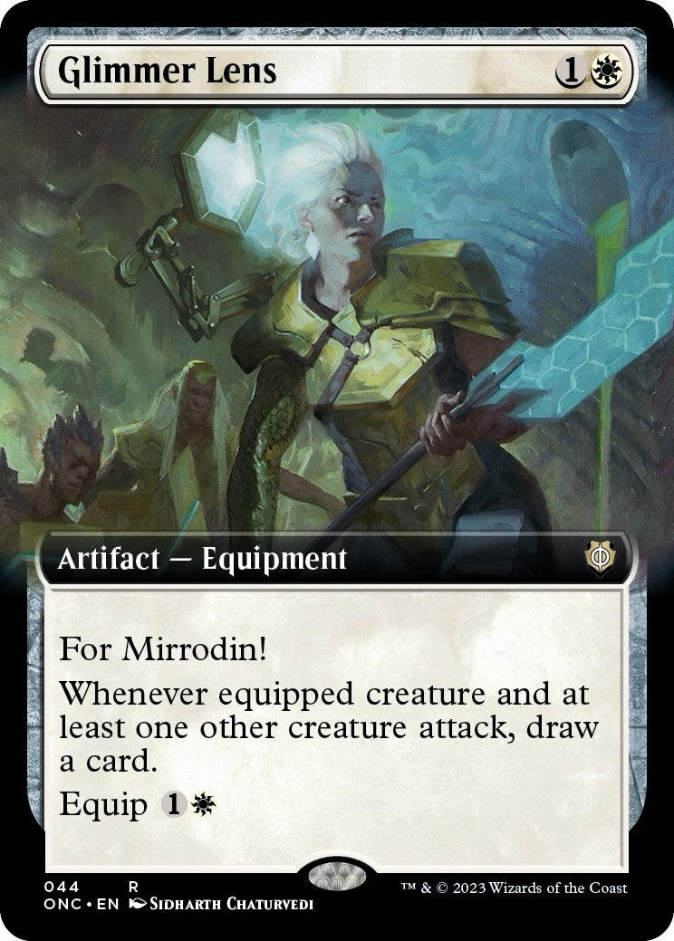 Glimmer Lens (Extended Art) (44) (Commander: Phyrexia: All Will Be One)