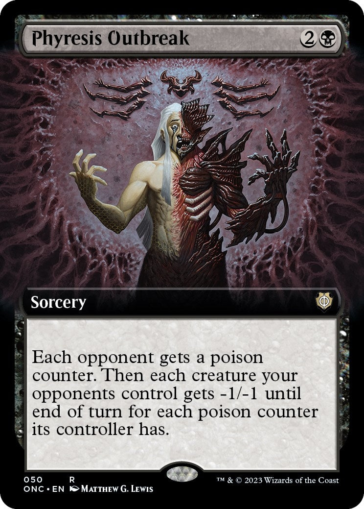 Phyresis Outbreak (Extended Art) (50) (Commander: Phyrexia: All Will Be One)