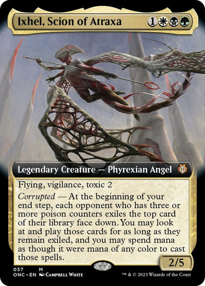 Ixhel, Scion of Atraxa (Extended Art) (37) (Commander: Phyrexia: All Will Be One)