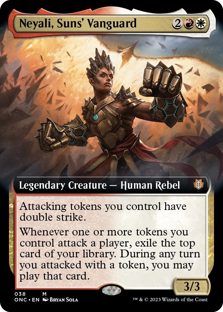 Neyali, Suns' Vanguard (Extended Art) (38) (Commander: Phyrexia: All Will Be One)