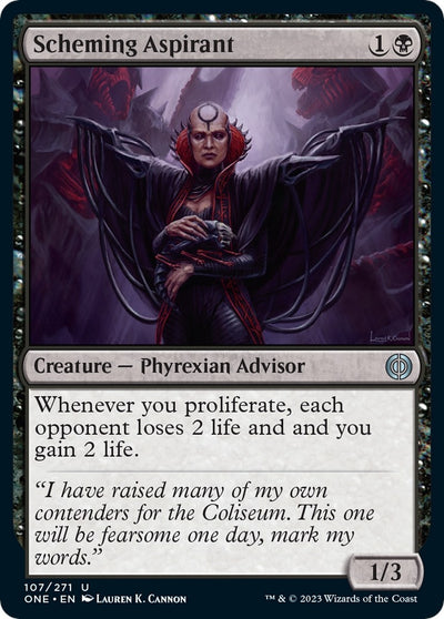 Scheming Aspirant (107) (Phyrexia: All Will Be One)
