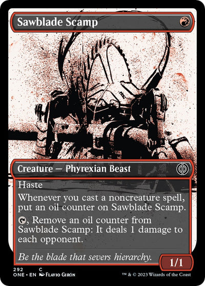 Sawblade Scamp (Showcase) (292) (Phyrexia: All Will Be One)