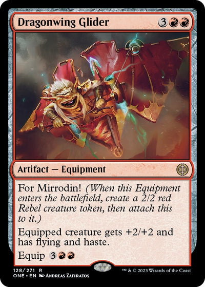 Dragonwing Glider (128) (Phyrexia: All Will Be One)