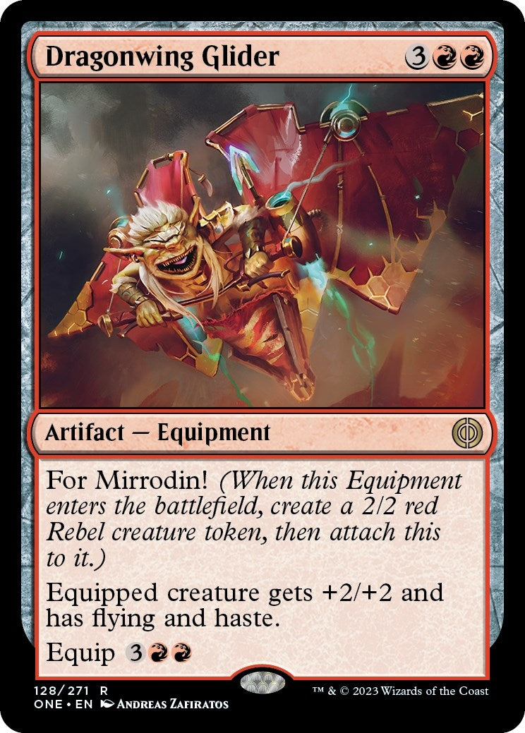 Dragonwing Glider (128) (Phyrexia: All Will Be One)