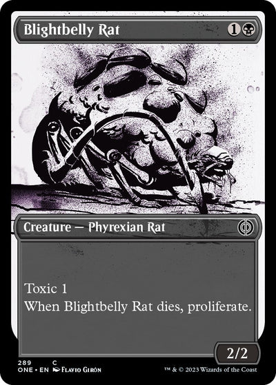 Blightbelly Rat (Showcase) (289) (Phyrexia: All Will Be One)