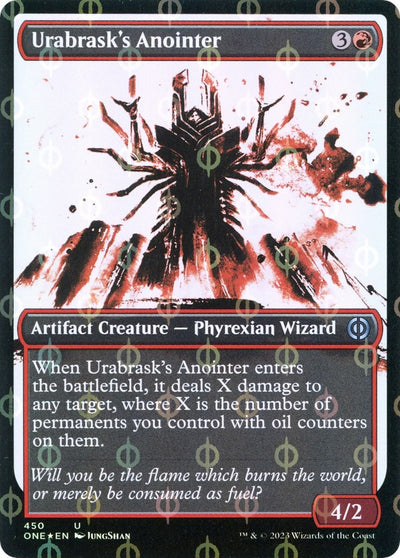 Urabrask's Anointer (Showcase) (Step-and-Compleat Foil) (450) (Phyrexia: All Will Be One)
