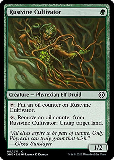Rustvine Cultivator (181) (Phyrexia: All Will Be One)