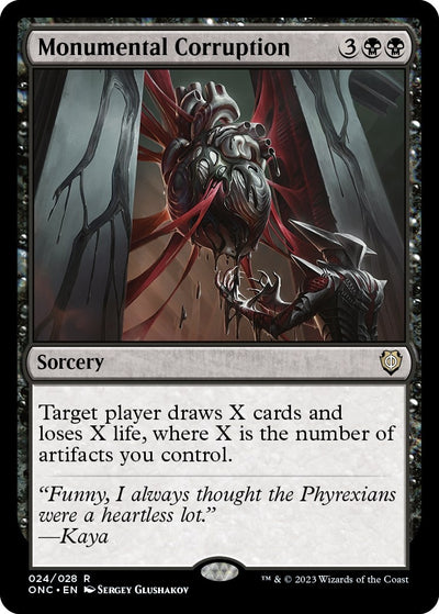 Monumental Corruption (24) (Commander: Phyrexia: All Will Be One)