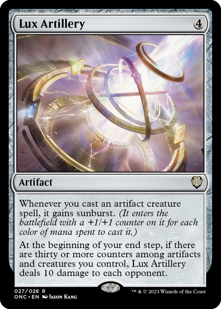 Lux Artillery (27) (Commander: Phyrexia: All Will Be One)