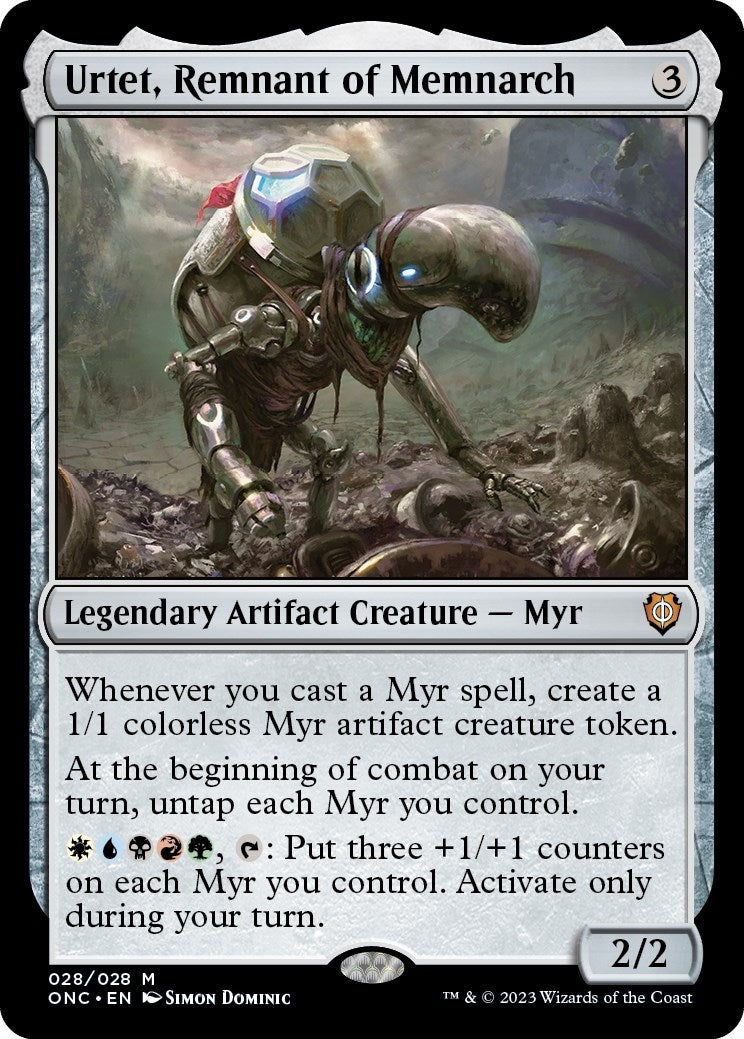 Urtet, Remnant of Memnarch (28) (Commander: Phyrexia: All Will Be One)