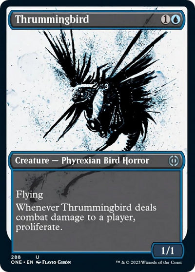 Thrummingbird (Showcase) (288) (Phyrexia: All Will Be One)