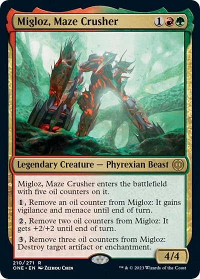 Migloz, Maze Crusher (210) (Phyrexia: All Will Be One)
