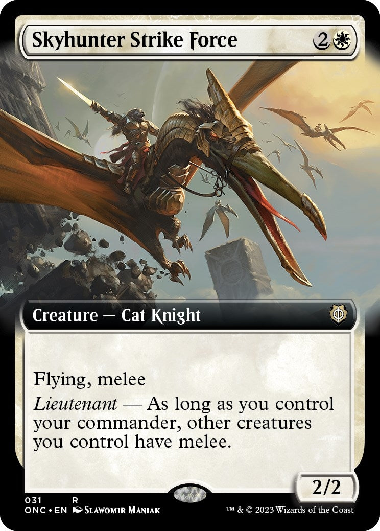 Skyhunter Strike Force (Extended Art) (31) (Commander: Phyrexia: All Will Be One)